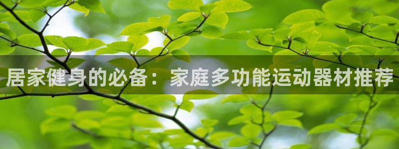 fb体育：居家健身的必备：家庭多功能运动器材推荐